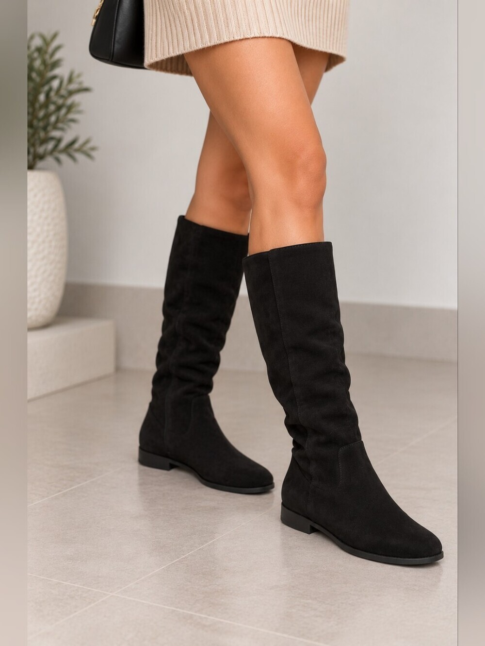 Marc Fisher Faux Suede Boots Size 6